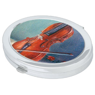 Violin Makeup Mirror