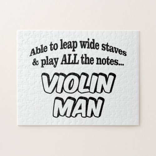 Violin Man - Music Superhero Jigsaw Puzzle