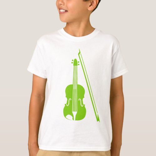 Violin _ Martian Green T_Shirt
