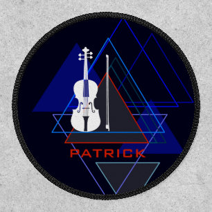 Violin minimalist negative space Dark Violinist Patch