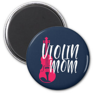 Violin Mom Vintage Violinist Mother Magnet