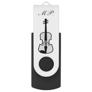 Violin music custom USB flash drive for musicians