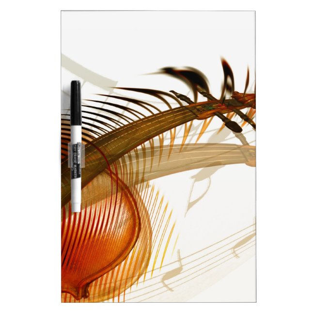 Violin Music  Instruments Celebration Destiny Dry-Erase Board (Front)