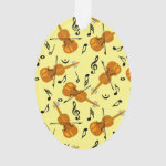 Violin Music Note Pattern