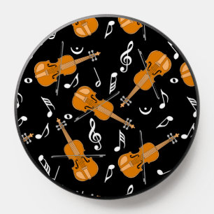 Violin Music Note Pattern PopSocket