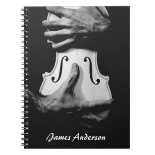 Violin music notebook