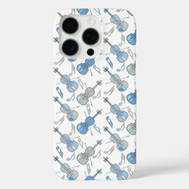 Violin Music Notes Case-Mate iPhone Case (Back)