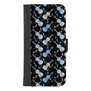Violin Music Notes iPhone 8/7 Plus Wallet Case