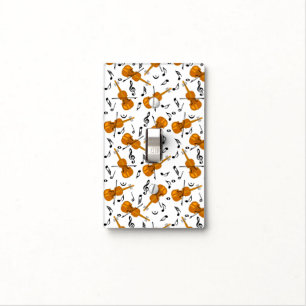Violin Music Notes Light Switch Cover