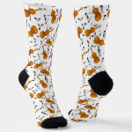 Violin Music Notes Socks