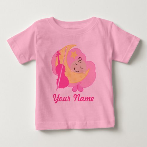 Violin Music Personalized  Kids Baby T_Shirt