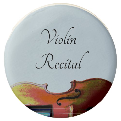 Violin Music Recital Elegant Blue  Chocolate Covered Oreo