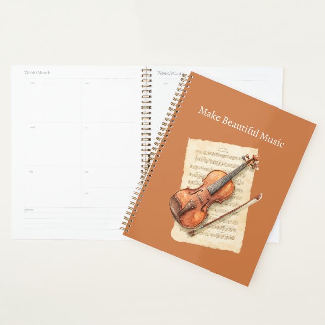 Violin Music Sheet Planner (Display)
