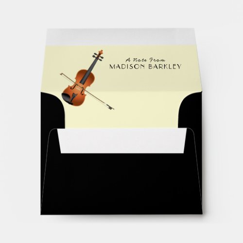 Violin Musician Teacher String Orchestra Envelope