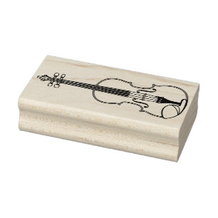 Violin Musician Teacher String Orchestra Rubber Stamp