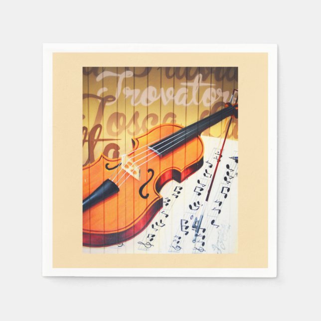 Violin Napkins (Front)