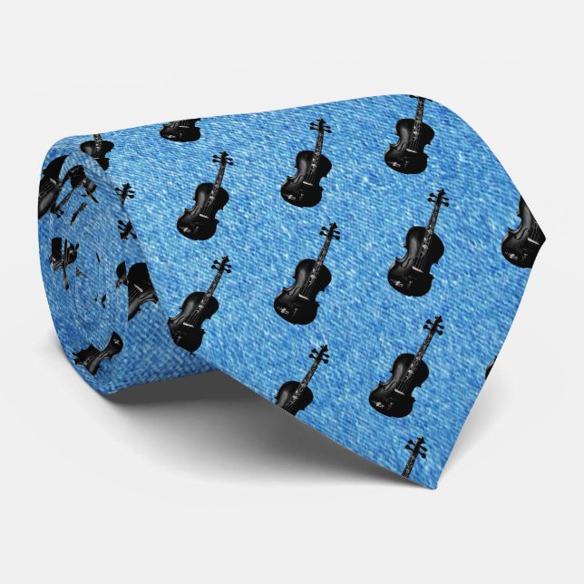 violin neck tie (Rolled)