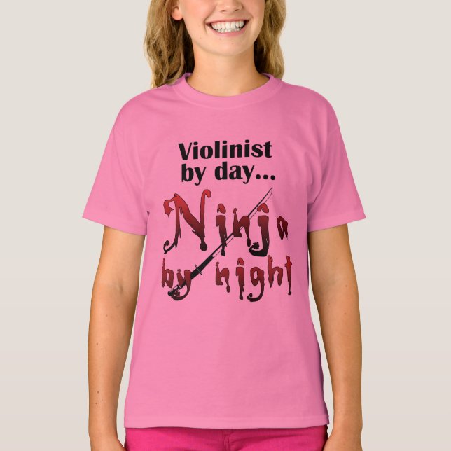 Violin Ninja T-Shirt (Front)