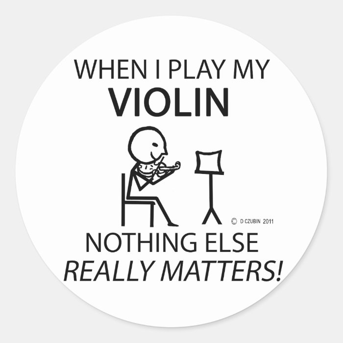 Violin, Nothing Else Matters Sticker