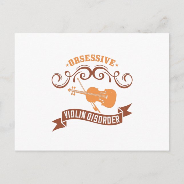Violin - Obsessive Violin Disorder Postcard (Front)