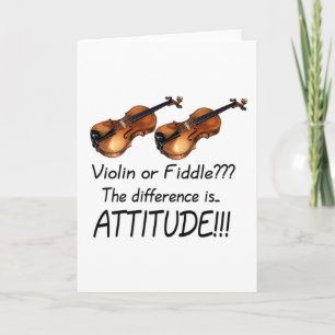 Violin or Fiddle??? Card