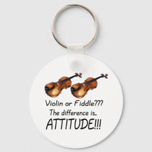 Violin or Fiddle??? Keychain