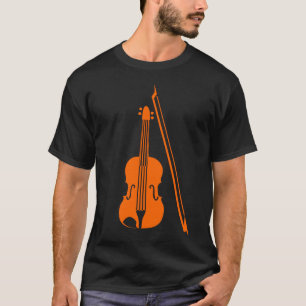 Violin - Orange T-Shirt