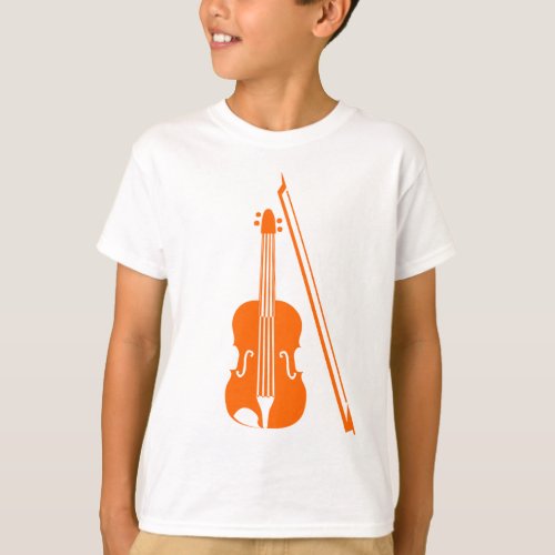 Violin _ Orange T_Shirt