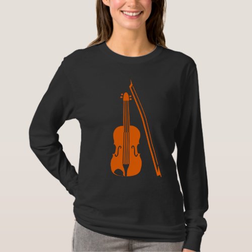 Violin _ Orange T_Shirt