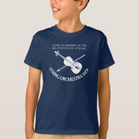 Violin orchestra personalized strings t-shirt