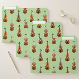 Violin Orchestra Sheet Music File Folder