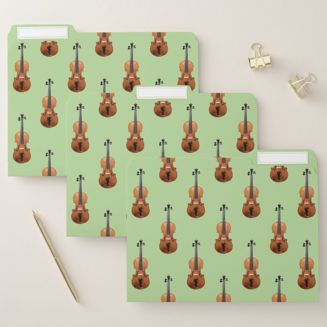 Violin Orchestra Sheet Music File Folder (Set)