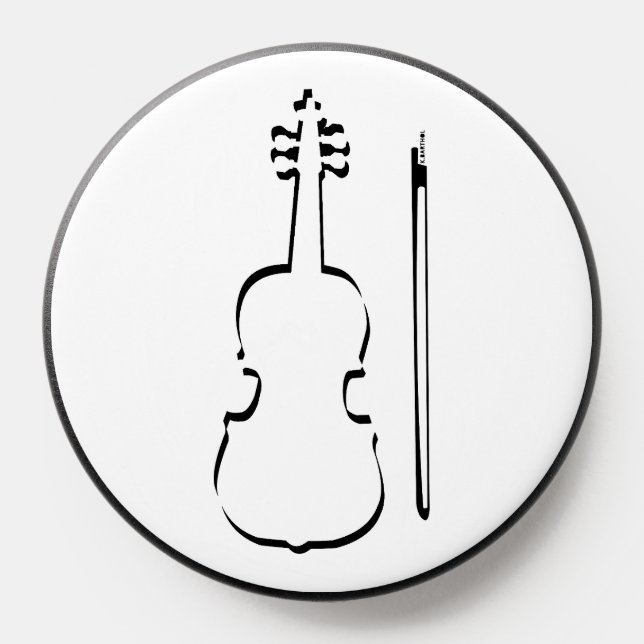 Violin Outline PopSocket (Popsocket)