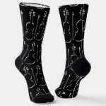 Violin Outline Socks