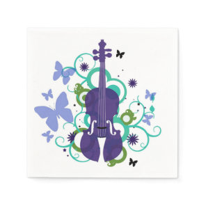 Violin Party Decorations-Napkins Napkins