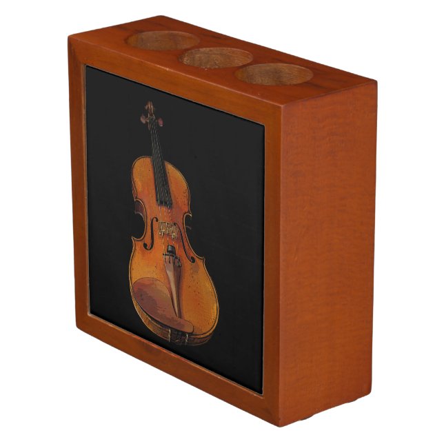 Violin Pencil Holder (Angled)
