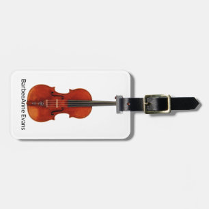 Violin Personalize Luggage Tag