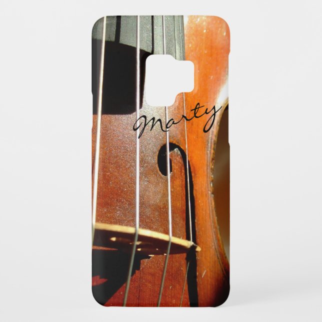 Violin Personalized Music Galaxy S9 Case (Back)