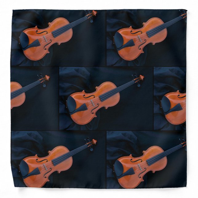 Violin Photo Closeup Bandana (Front)