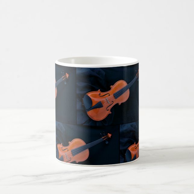Violin Photo Closeup Coffee Mug (Center)
