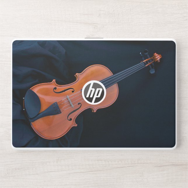 Violin Photo Closeup HP Laptop Skin (Front)