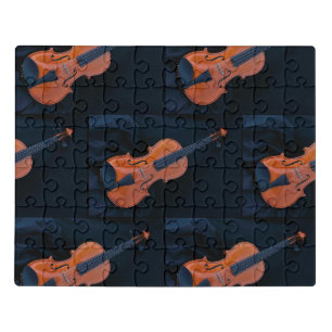 Violin Photo Closeup Jigsaw Puzzle