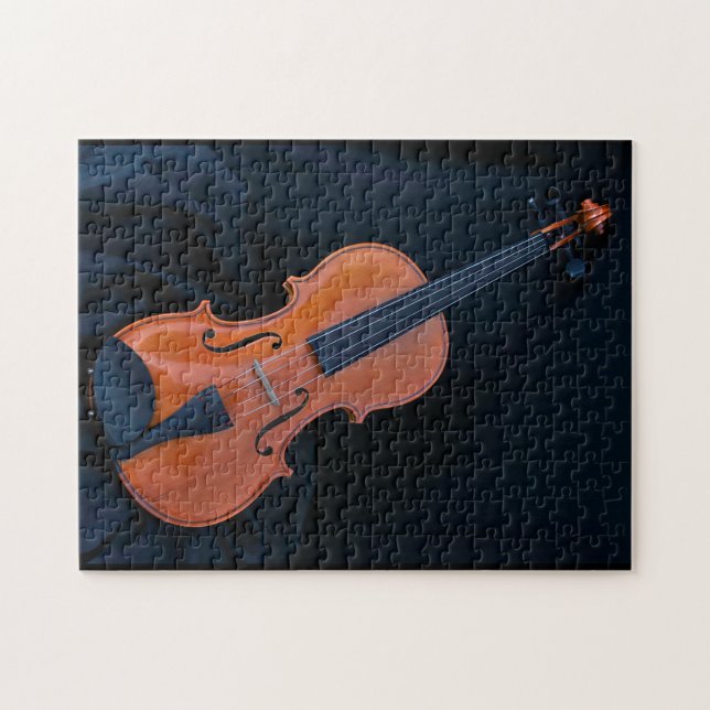 Violin Photo Closeup Jigsaw Puzzle (Horizontal)