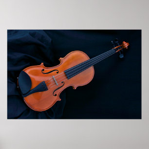 Violin Photo Closeup Poster
