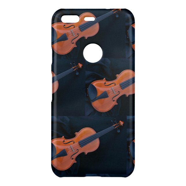 Violin Photo Closeup Uncommon Google Pixel Case (Back)