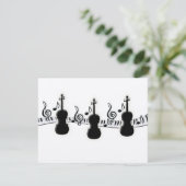 Violin Piano Keyboard and Music Notes (Standing Front)