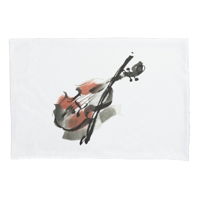 Violin Pillow Case (Front)