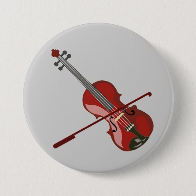 Violin Pinback Button (Front)