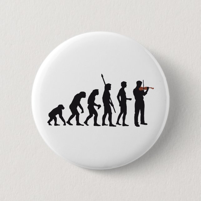 violin pinback button (Front)