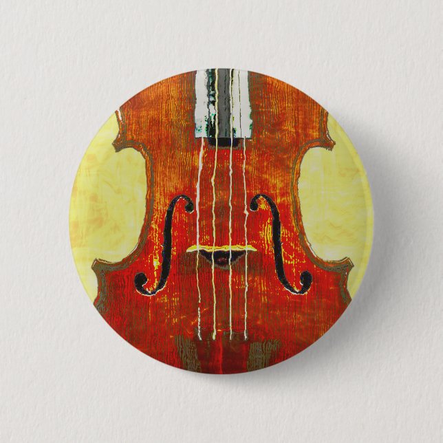 VIOLIN PINBACK BUTTON (Front)